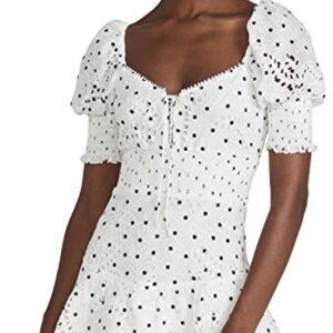 Alice and Olivia Crawford Sweatheart Mini Dress